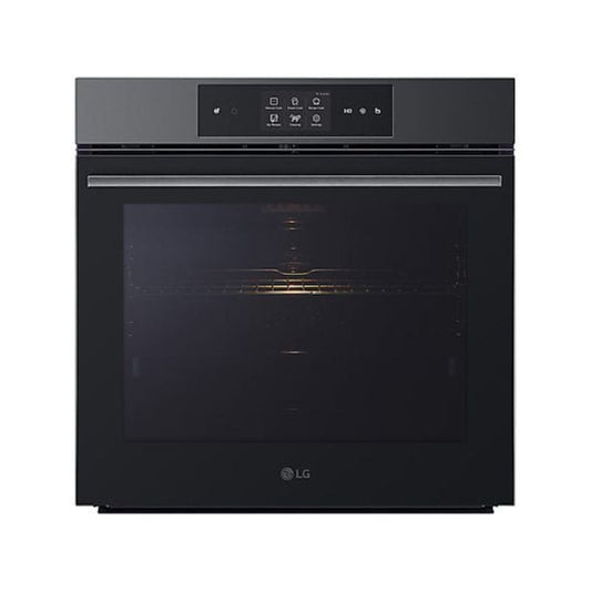 Forno a vapor LG WSED7665B, 76 L, Multifunções, Pirolítico + Vapor, Aço Preto Mate