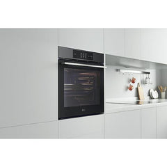 Forno a vapor LG WSED7665B, 76 L, Multifunções, Pirolítico + Vapor, Aço Preto Mate