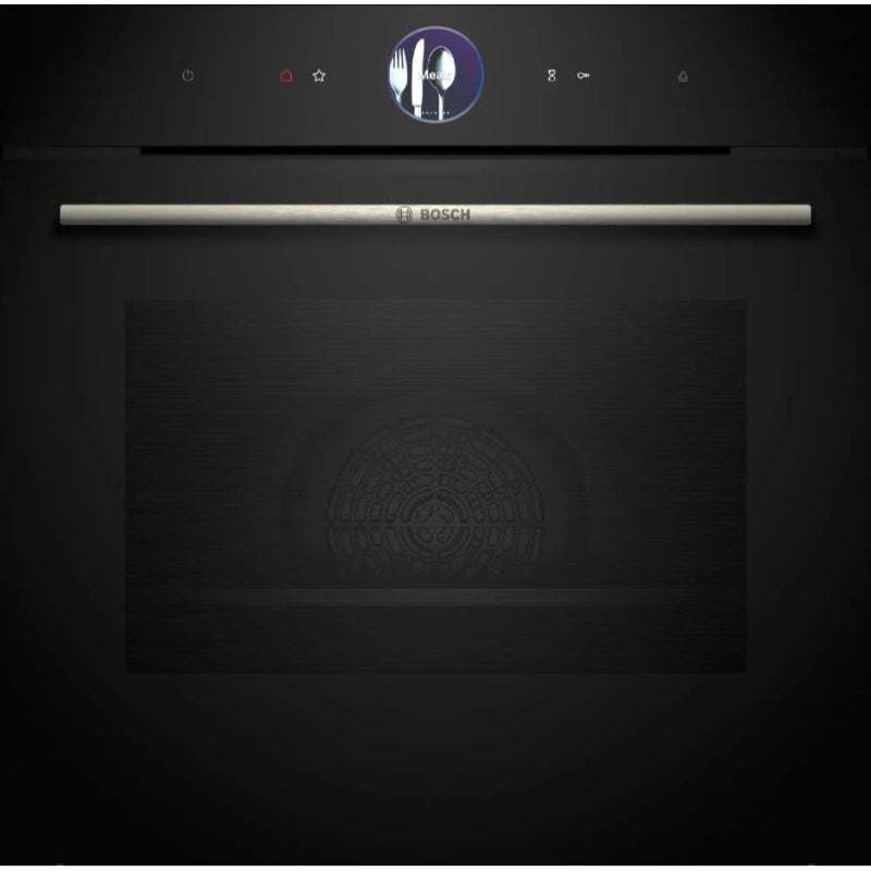 Forno a vapor Bosch HSG7361B1, 71 L, Multifunções, Steam Plus, Hidrolítico, Visor TFT, Preto