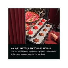 Forno a vapor AEG Série 8000 TB8SB73ZAB, 70 L, Hidrolítico, Steamify, Encastre, Preto