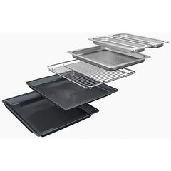 Forno a vapor Bosch HSG7361B1, 71 L, Multifunções, Steam Plus, Hidrolítico, Visor TFT, Preto