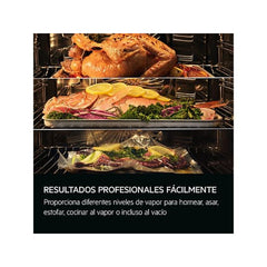 Forno a vapor AEG Série 8000 TB8SB73ZAB, 70 L, Hidrolítico, Steamify, Encastre, Preto