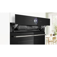 Forno a vapor Bosch HSG7361B1, 71 L, Multifunções, Steam Plus, Hidrolítico, Visor TFT, Preto
