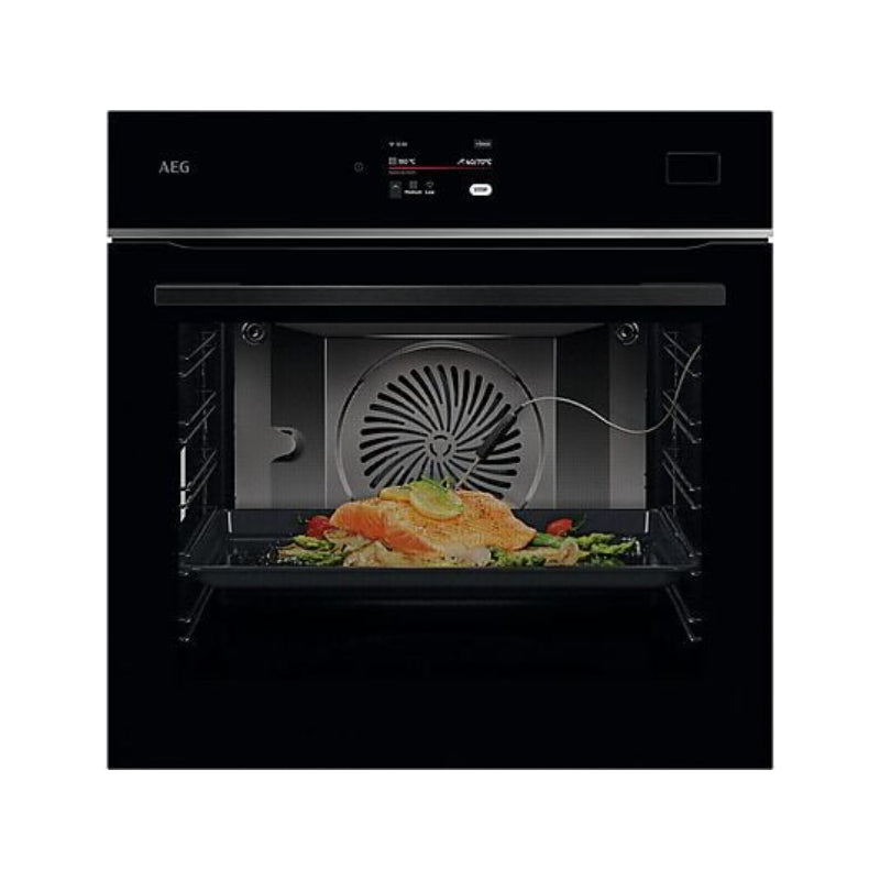 Forno a vapor AEG Série 8000 TB8SB73ZAB, 70 L, Hidrolítico, Steamify, Encastre, Preto
