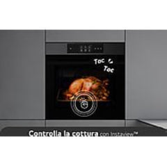 Forno a vapor LG WSED7665B, 76 L, Multifunções, Pirolítico + Vapor, Aço Preto Mate