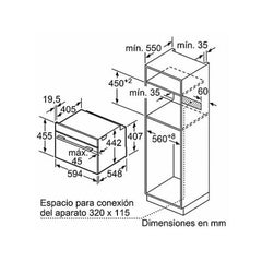 Forno compacto Bosch CBG7741B1, 47 L, multifunções, pirolítico, preto/aço inoxidável