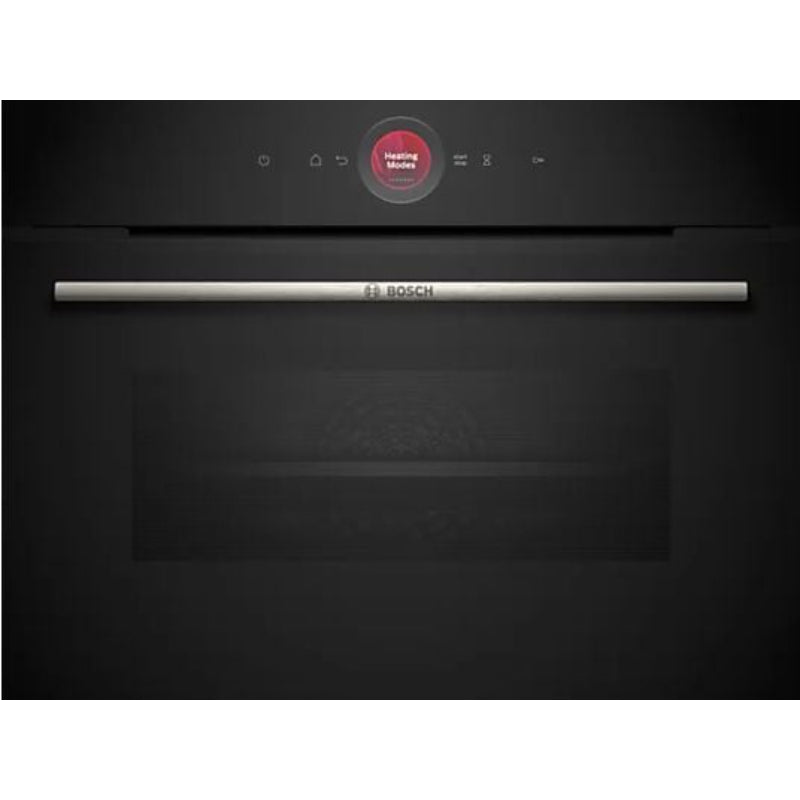 Forno compacto Bosch CBG7741B1, 47 L, multifunções, pirolítico, preto/aço inoxidável