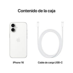 Apple iPhone 16 Branco 128 GB Smartphone 6,1 Polegadas Chip A18 Bionic 5G