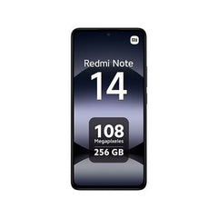 Smartphone Xiaomi Redmi Note 14 Preto Meia-Noite 256GB com ecrã AMOLED de 6,67 polegadas e 4G
