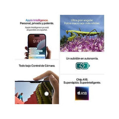 Apple iPhone 16 Rosa 128 GB Smartphone 6.1 Polegadas Chip A18 Bionic 5G