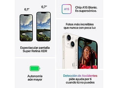 Apple iPhone 14 Midnight 128GB Smartphone 6.1 polegadas Chip A15 Bionic